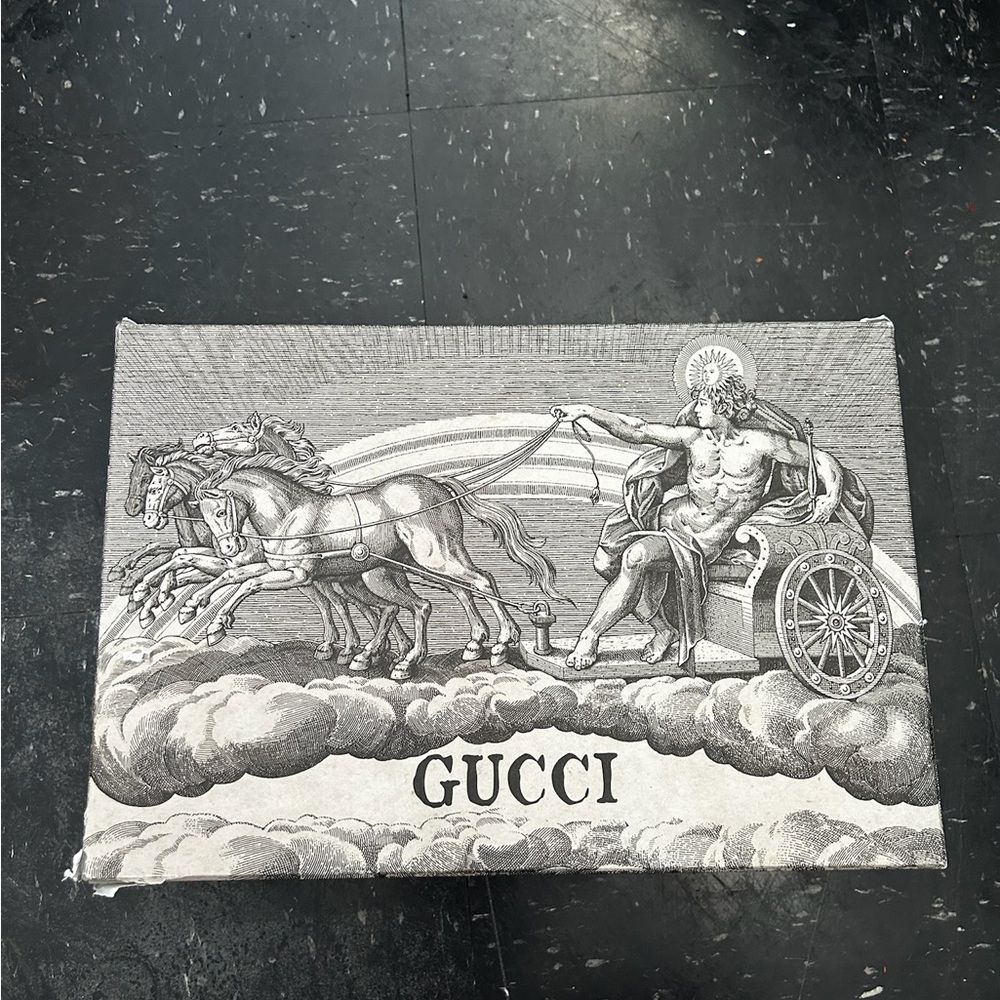 Gucci Silver and Neon Yellow Athletic Shoes - Picture 3 of 5